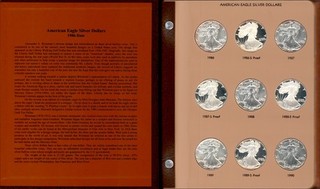 1986 2006 American Eagle Silver Dollar Collection w/ 43 COINS