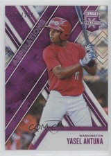 2017 Panini Elite Extra Edition Aspirations Purple 154/200 Yasel Antuna #123 sh7
