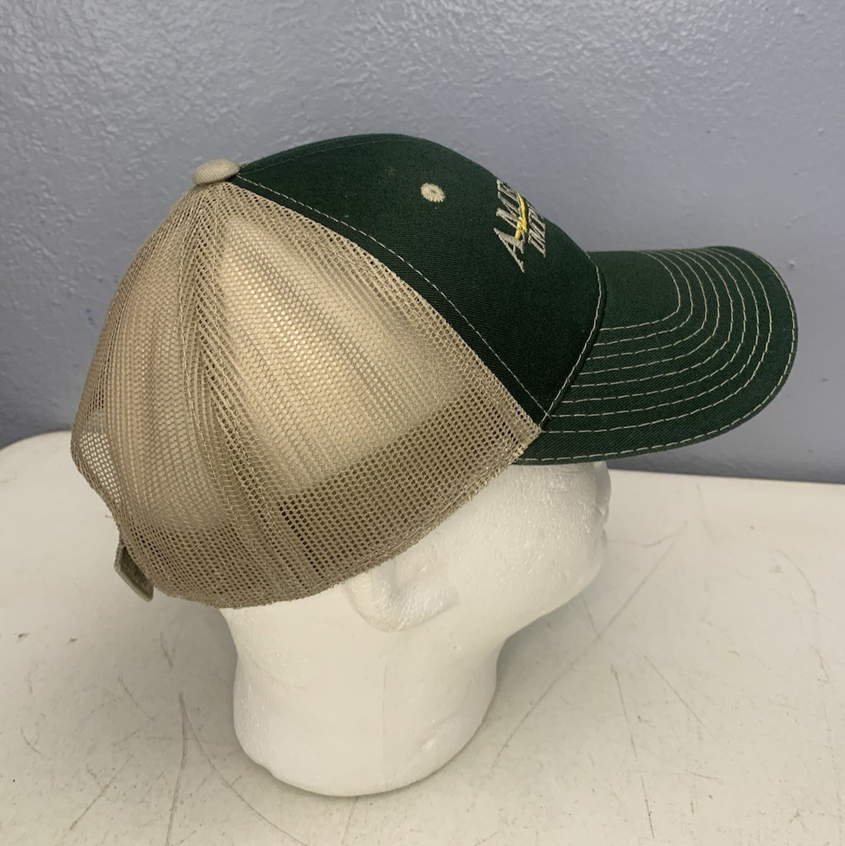 American Implement Strap-back Trucker Hat Green/B… - image 6