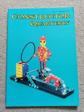 Revista Constructor Quarterly #121 septiembre 2018 Meccano Erector Meccanoman