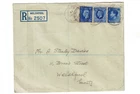 GB stamps - cover - FDC 1937 - 3 kings GV GVI ED8 - welshpool monmouthshire