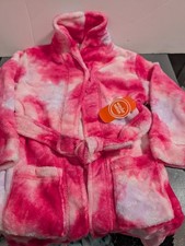 Kids Super Soft Hooded Bathrobe Girls Boys Plush Hooded Bath Robe Soft Wrap 45