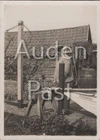 Sailmaker Bending A Sail In Garden 1935 Real Photograph 60x85mm
