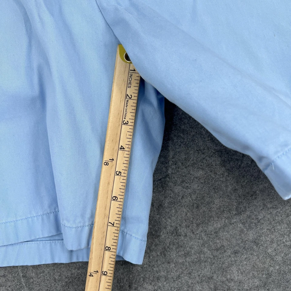 Nautica Shorts Mens 38W Light Blue Chino Flat Front Cotton Casual Summer Boating - Image 4 of 4