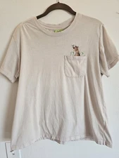 VTG Scooby Doo Embroidered Girls Night Shirt Medium Light Pink Cartoon Network