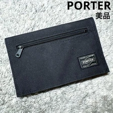Porter Passport Case & Fold Wallet Black Limited Collection Used
