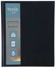 Tonic-Art Hardcover Sketchbook 8.5"X11"-65lb, 110 Sheets