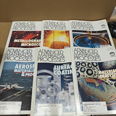 Lots Of 6 Advanced Materials & Processes magazine 1999