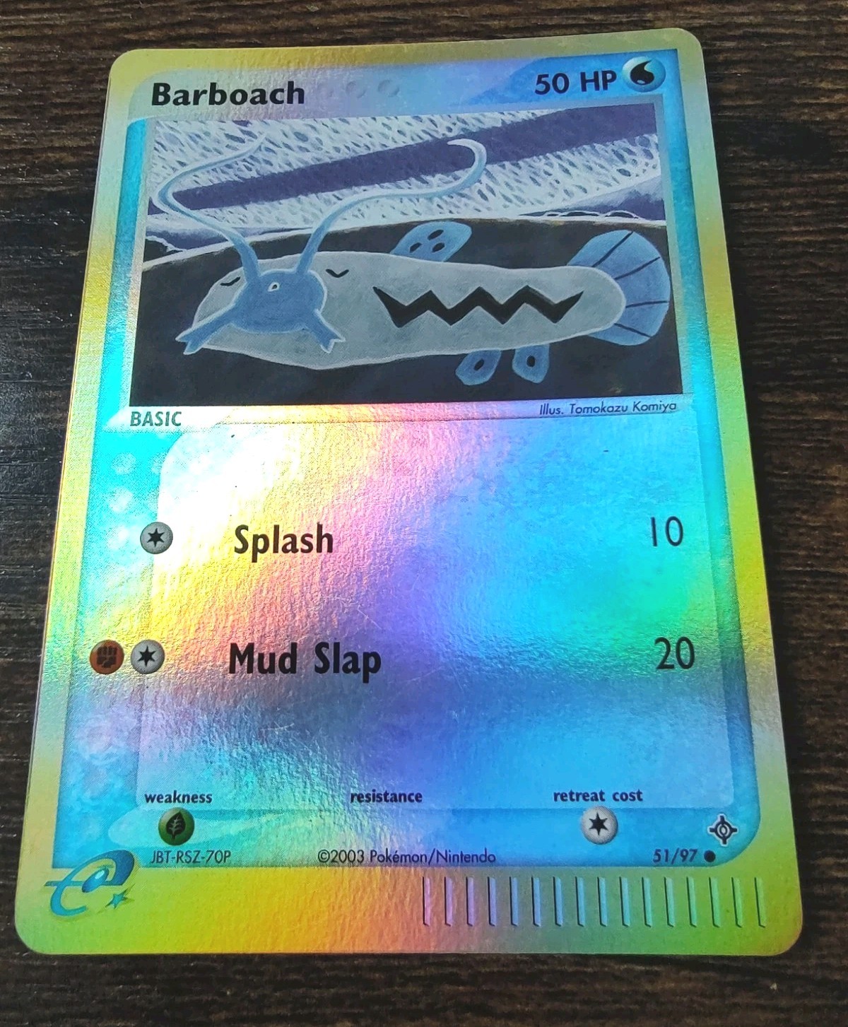 Barboach 51/97 EX Dragon Reverse Holo Pokemon NM-MINT