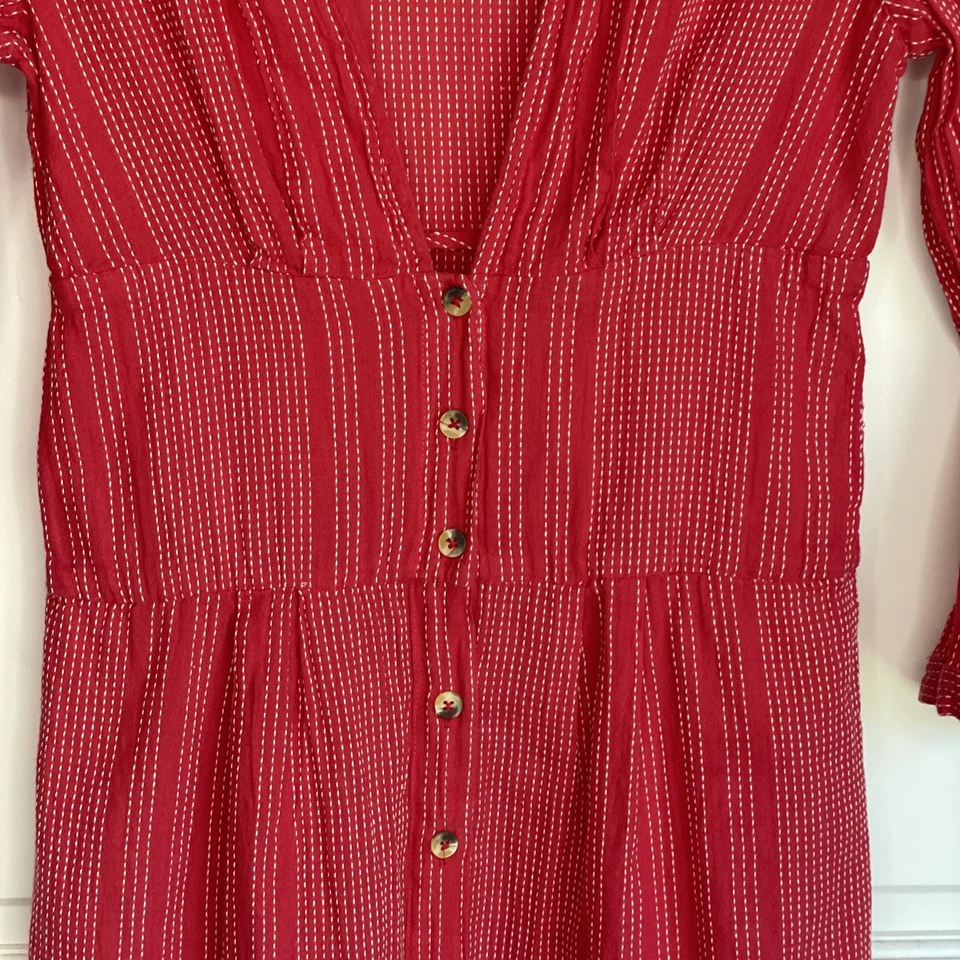 Vix Paula Hermanny Mujer Natación Encubrimiento Talla XS 100% Algodón Vacaciones Playa Boho Foto 2 de 4