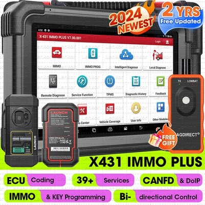 2025 LAUNCH X431 IMMO PLUS PAD VII Key Programming Car Diagnostic Tool ECU Clone
