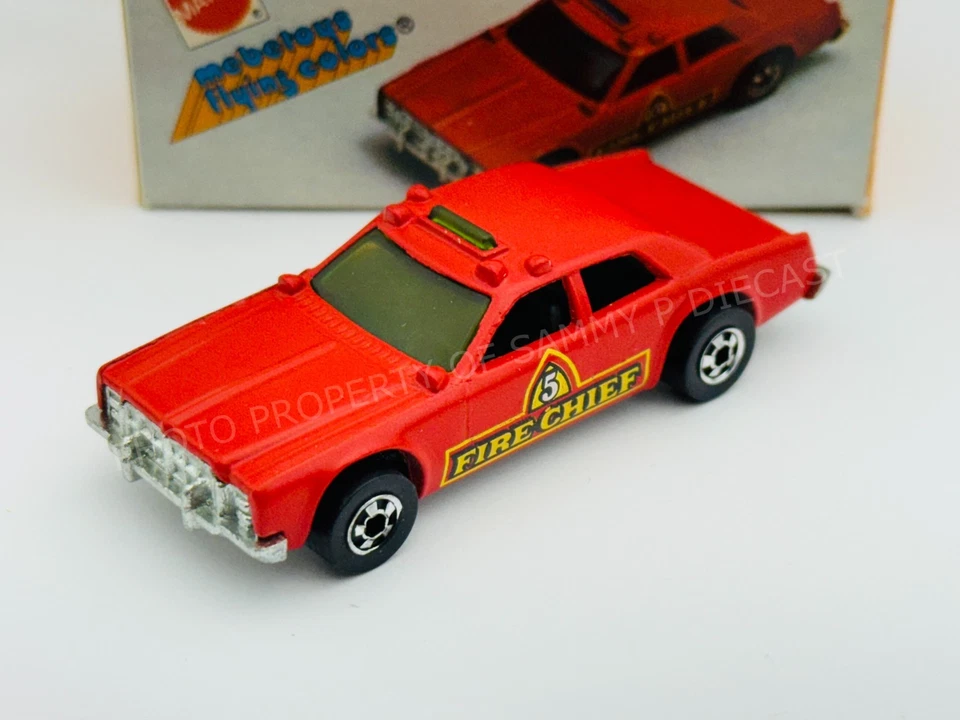 Hot Wheels MEBETOYS Blackwall FIRE CHASER Red Flying Colors NEW in BOX !!! - Image 4 of 4