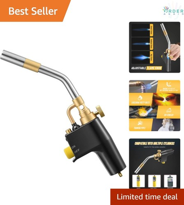 #ad Propane Torch Head Stainless Steel Black 1300°C for Welding Soldering Sealing $57.97