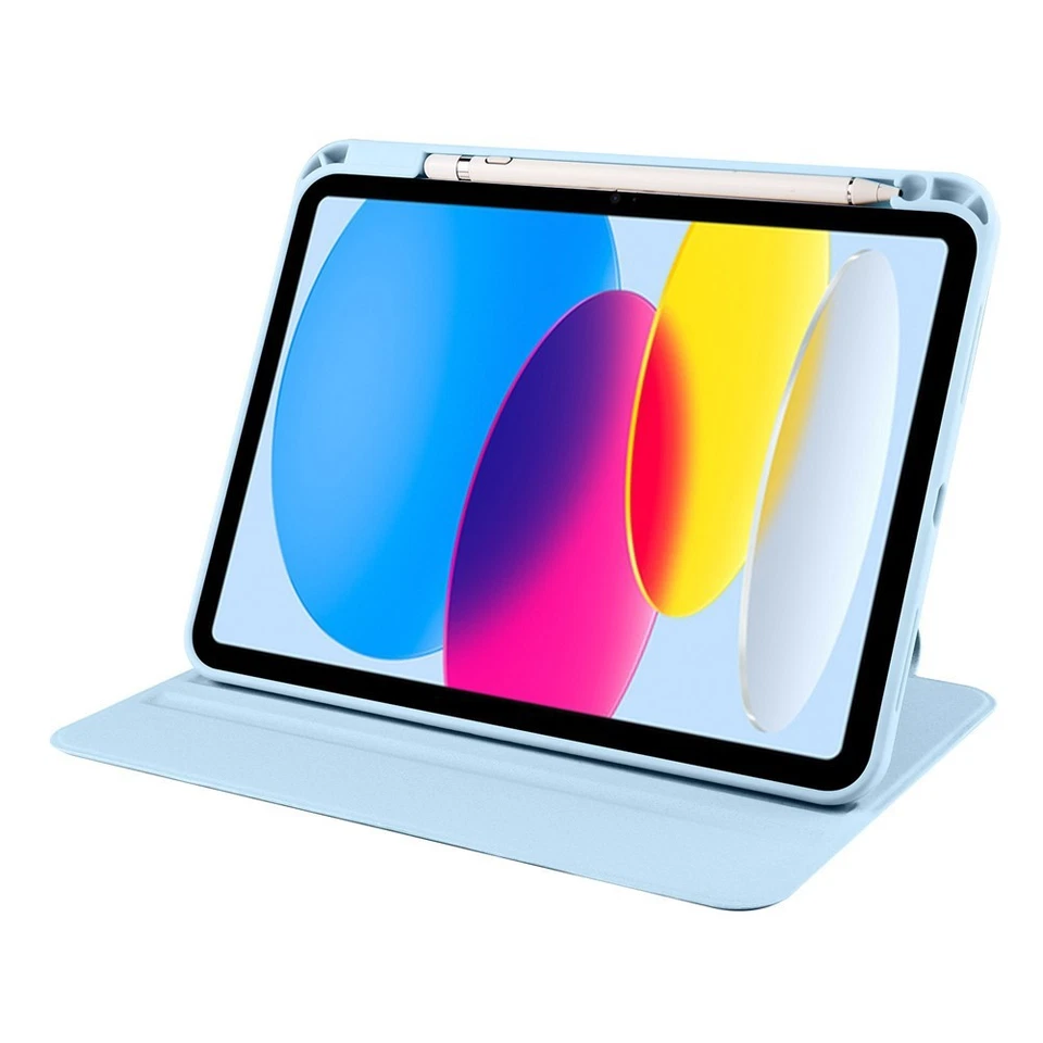 For iPad 5/6/7/8/9/10/11th Gen A16 Mini Air Pro leather silicon flip back case - Image 4 of 4