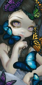 Jasmine-Becket-Griffith-art-BIG-print-SIGNED-A-Confusion-of-Wings-butterfly-girl