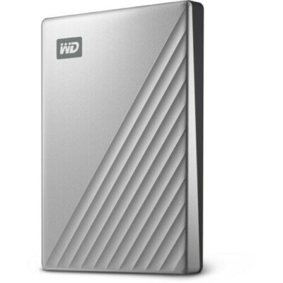Western Digital My Passport Ultra 2TB silber Computer PC externe Festplatte 2,5''