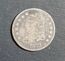 1832 CAPPED BUST HALF DIME 5c Scarce Estate Collection j89