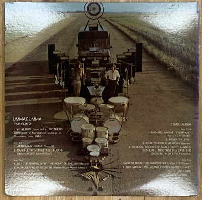 PINK FLOYD Ummagumma Audiophile EMI Harvest Japan 2 LP EMS-40070