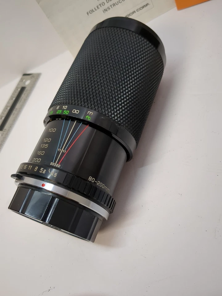 Soligor Macro + Zoom Lens for Olympus OM-2, 80mm to 200mm UV Filter Manuals Mint - Image 3 of 4