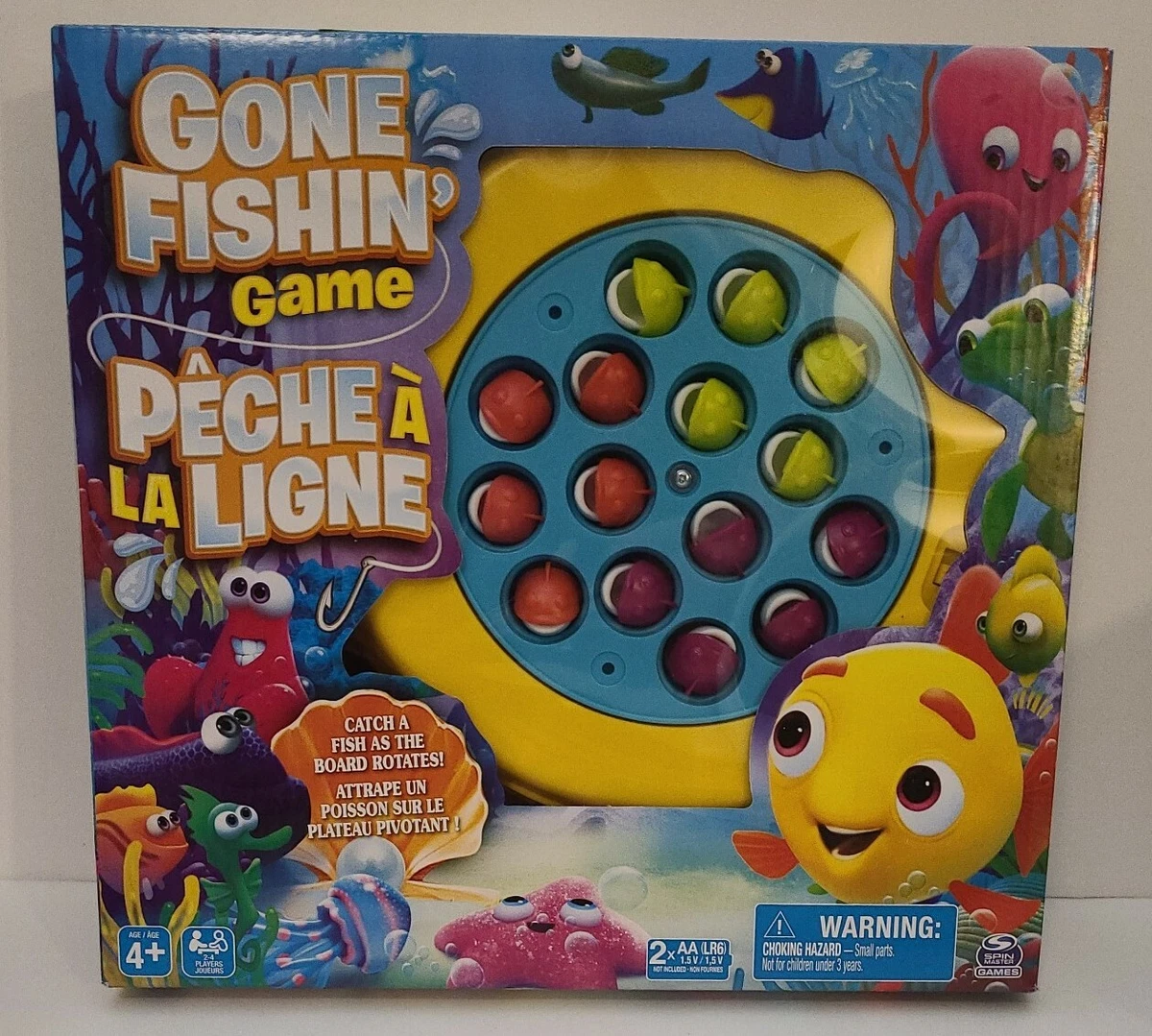 Gone Fishing Board Game For Kids and Families Ages 4+