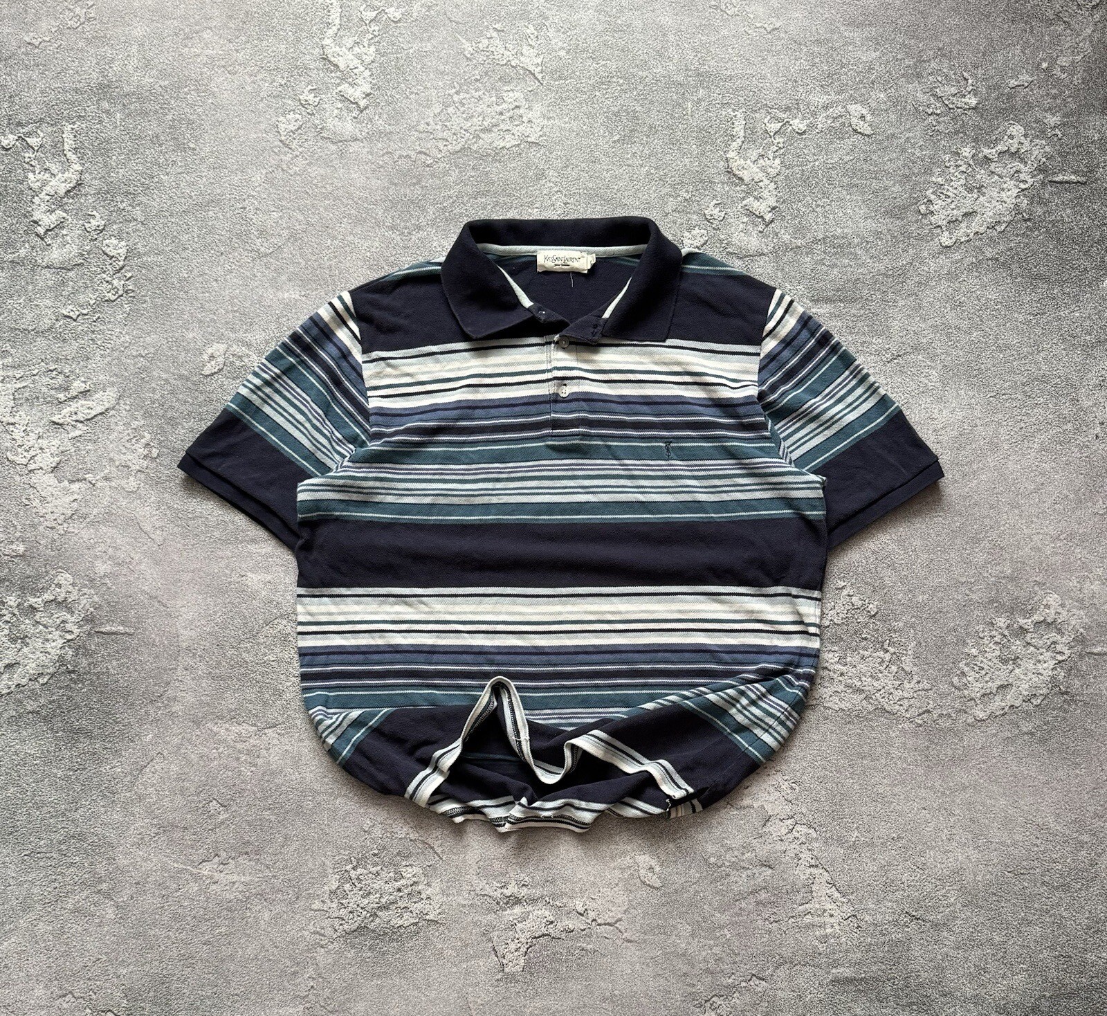 SAINT LAURENT T shirt maglietta polo Ysl YvesSaintLaurent XL con bottoni Oldey Money l aighe