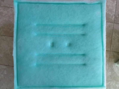 RENN MOTORSPORT Paint Spray Booth Tacky Intake Filter Pad, Internal Wire 55 Series