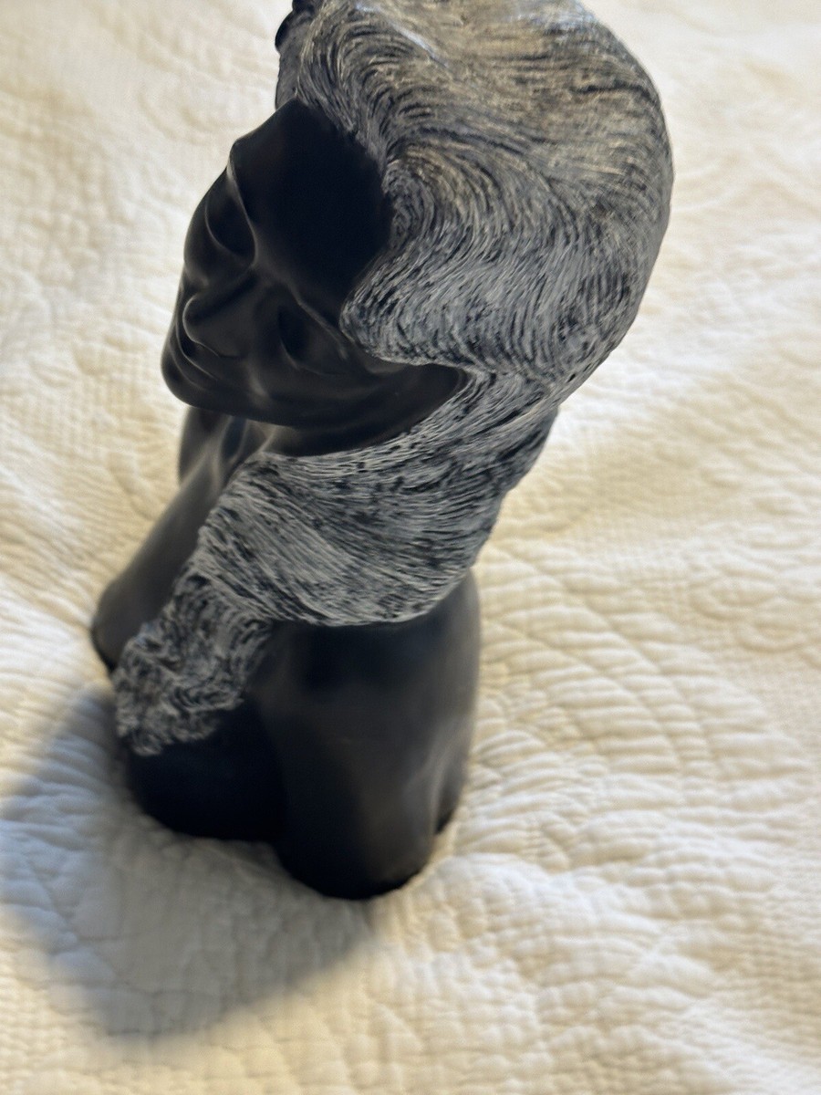 Vintage Frank Schirman“MELIA” 1969 Black Coral Bust Hawaiian