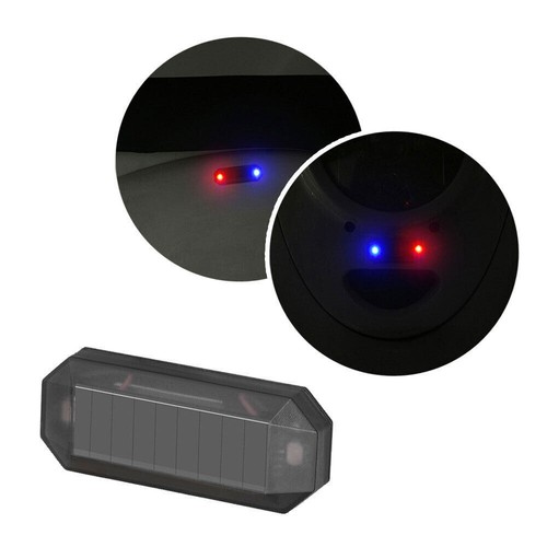 Solar Car Lights LED Flash Light Anti-theft Safety Warning Light Red & Blue - Picture 6 of 17