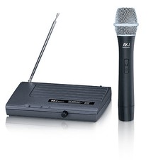 Wireless Microphones AKJ 6110, microfono, karaoke, GTD Audio, VHF