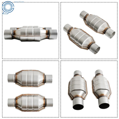 83166 For Chevy Silverado 1500 GMC Ford 2PCS 2.5" Universal Catalytic Converter - Picture 6 of 9