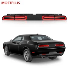 Set(2) Smoked LED Tail Lights Assembly For 2008-2014 Dodge Challenger