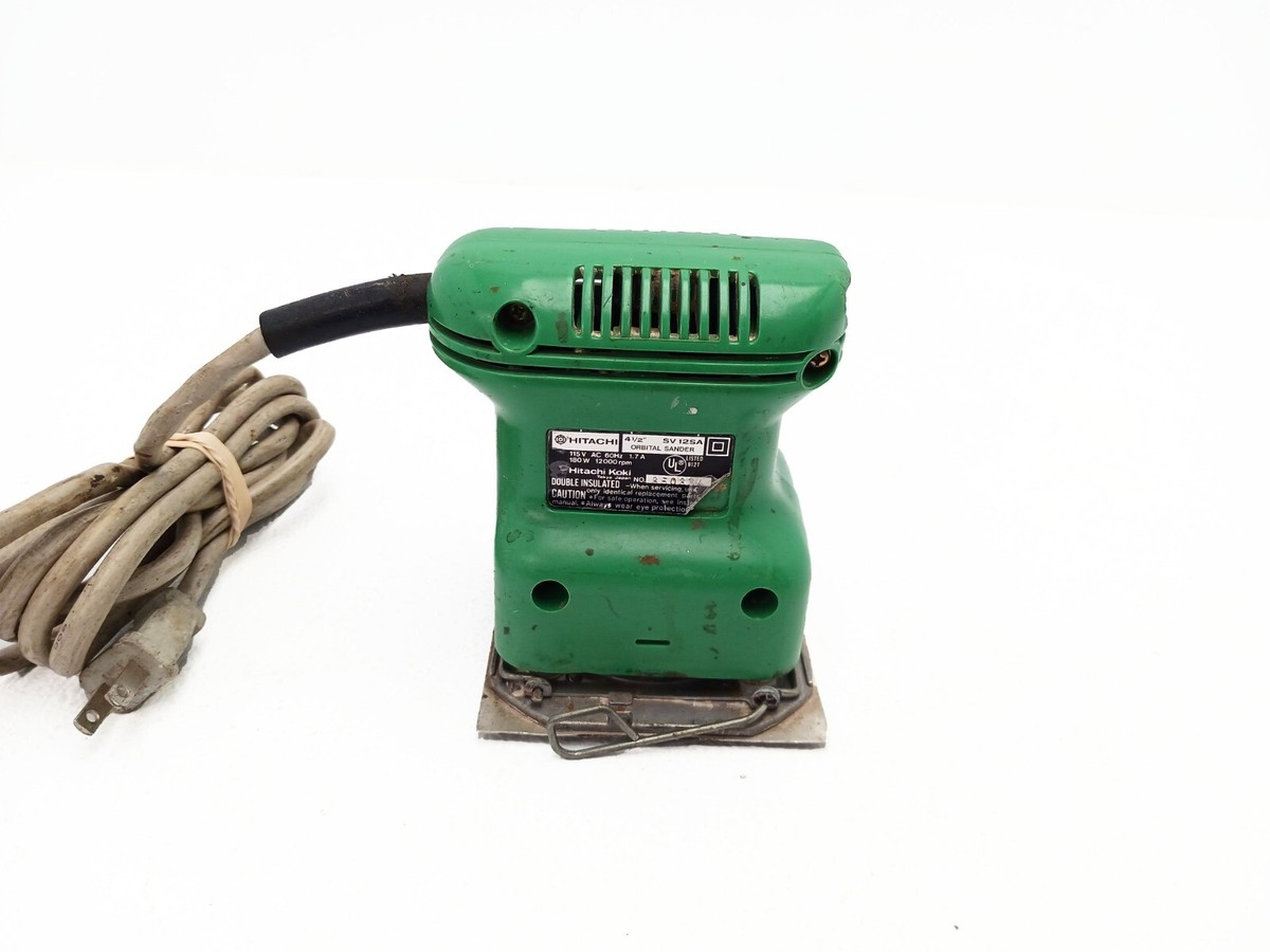 Hitachi SV 12SA 4-1/2 inch 1/4 sheet Palm Sander Power Tool Corded