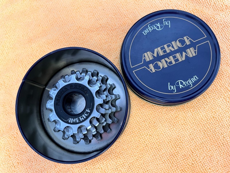 Regina Extra "America" 6-Speed 12T-19T Road Freewheel ISO Thread In Original Can