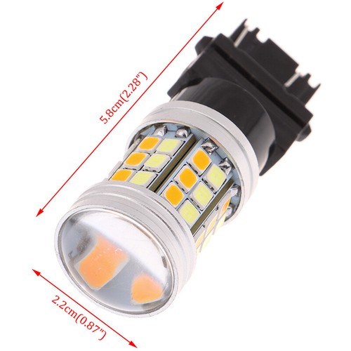 2Pcs 3157 LED Amber White Rear Turn Signal Parking High Power Light Bulbs:0Y _yi - Picture 3 of 12