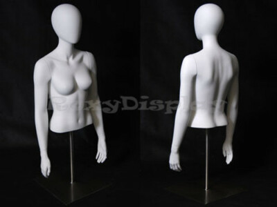 Table Top Egghead Female Mannequin Torso With nice figure and arms