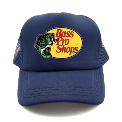 Bass Pro Shops Netz Kappe Mütze Baseball Cap Schirmmütze dunkelblau blau