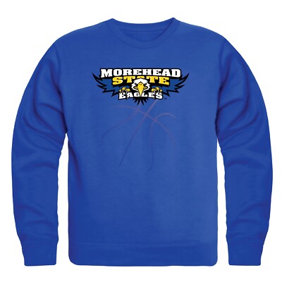 Morehead State University Eagles MSU Basketball Crewneck Sweatshirt Sweater