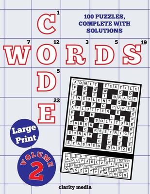 Large Print Code Words Volume 2 by Clarity Media