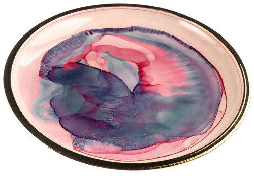 Bruce Fairman Studio Pottery Ceramic Plate w/ Glossy Drip Glaze 3lbs 13in USA - Picture 22 of 24