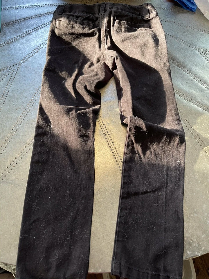 Girls French Toast Black Stretch Pants/Jeans - Size 7 - Image 2 of 4