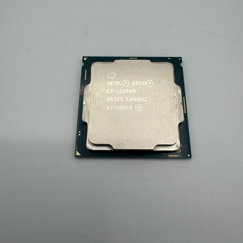 Intel Xeon E3-1220v6 3.0GHz Quad-Core SR329 CPU Processor