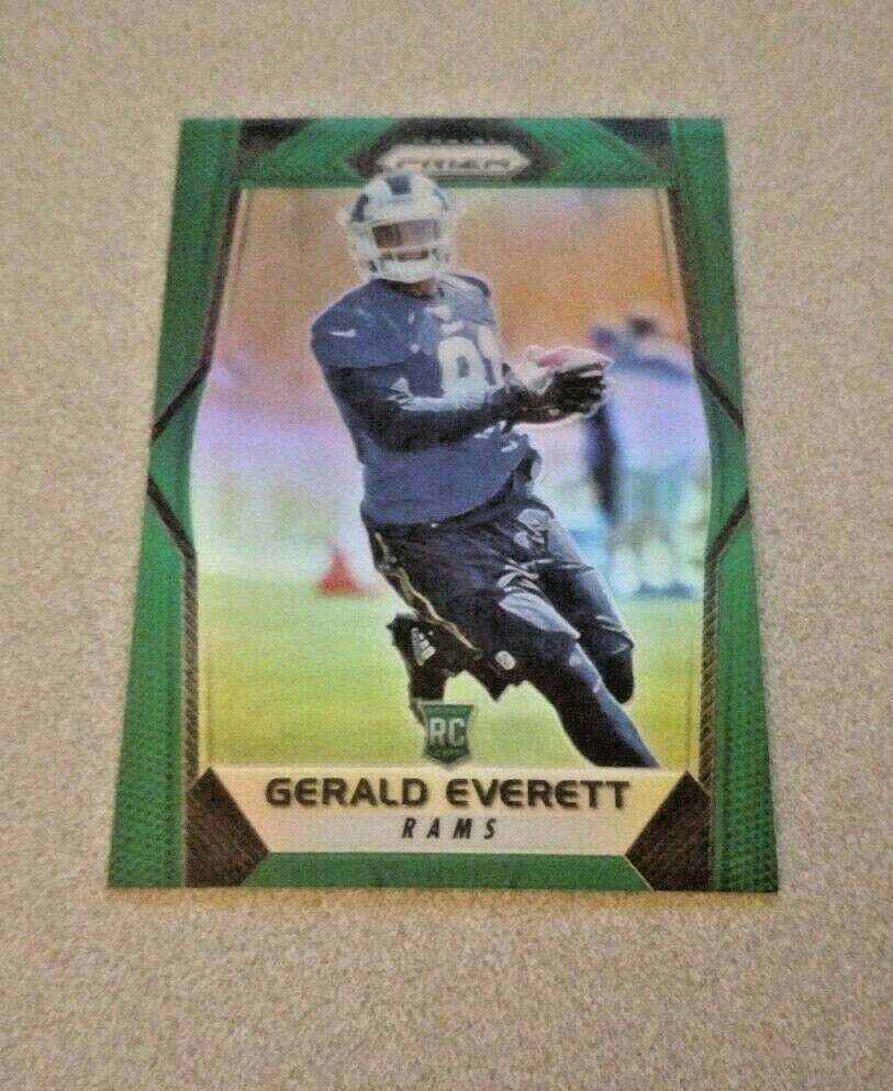 2017 Panini Prizm Rookie Green Prizm #241 Gerald Everett Los Angeles Rams