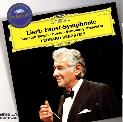 Liszt EINE FAUST SYMPHONIE Riegel Boston Symphony Orchestra Bernstein (C2520)
