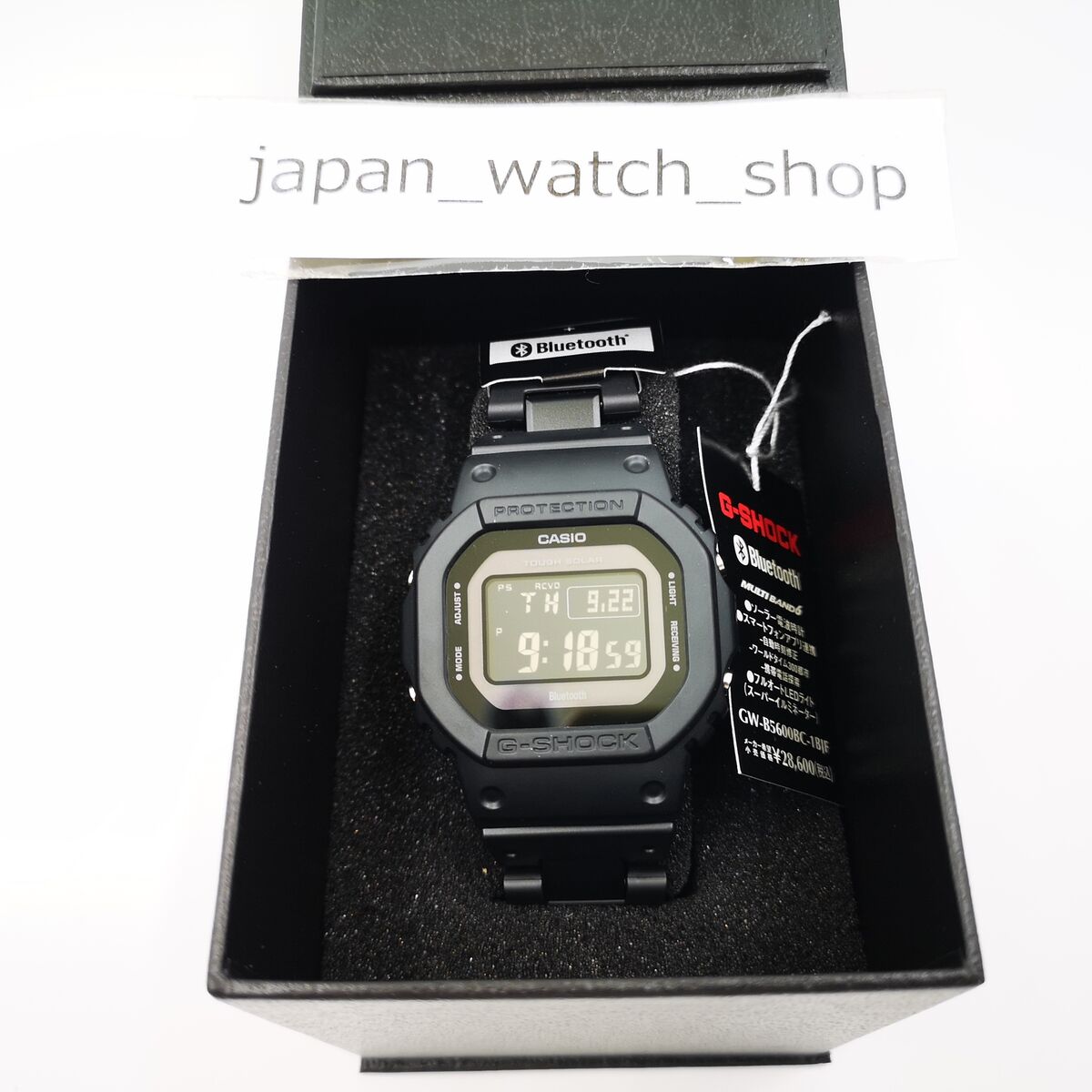 CASIO G-SHOCK GW-B5600BC-1BJF Black Tough Solar Men Watch CASIO G-SHOCK GW-B5600BC-1BJF Black Tough Solar Men Watch