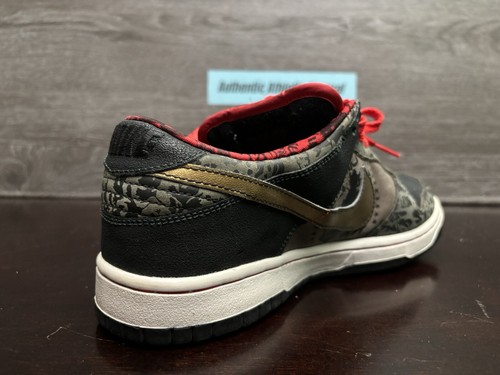 Nike SB Dunk Low Premium SBTG Sabotage 2006 Black Red Men's Size 9 313170 201 - 第 7/21 張圖片