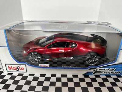 Maisto NEW Bugatti Divo Special Edition 1:18 Diecast Car Red