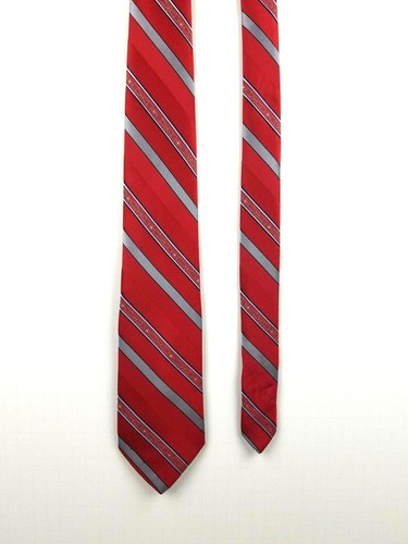 Envoy Herren Polyester gestreifte Krawatte Hergestellt in den USA - Bild 2 von 4