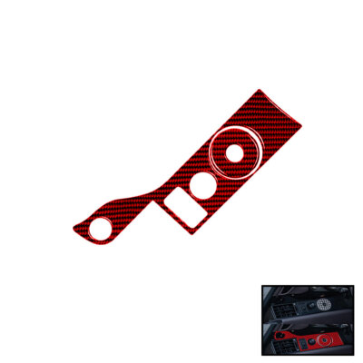 Red High Quality left side steering wheel Trims Sticker For