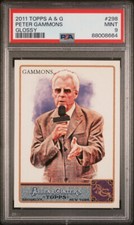 PETER GAMMONS 2011 TOPPS ALLEN GINTER GLOSSY /999 PSA 9 POP 1 MG