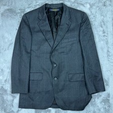 Brooks Brothers Jacket Men 42 R Black Plaid Casual 100% Wool Two Button USA Made